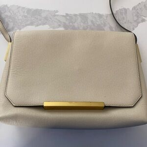 Cream, structured over the shoulder bag from Jcrew!